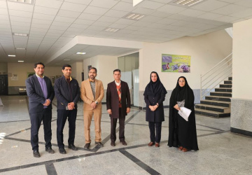 حضور مدیران دانشگاه بیرجند و ملی مهارت در دانشکده کشاورزی سرایان