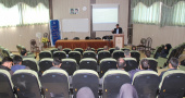 برگزاری سخنرانی علمی با موضوع تبیین برنامه سازگاری با کم آبی استان به مناسبت هفته پژوهش در دانشکده علوم