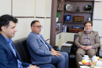 مدیر امور شعب بانک تجارت استان خراسان جنوبی با رئیس دانشگاه بیرجند دیدار کرد