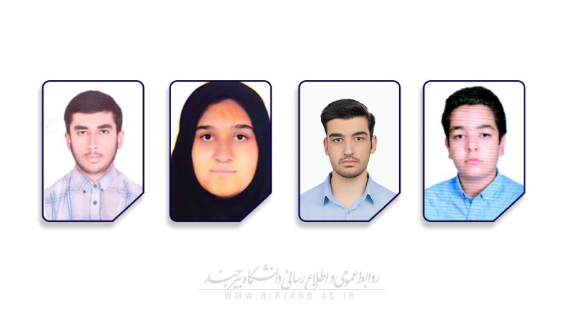درخشش دانشجویان دانشگاه بیرجند در مرحله نهایی سیامین المپیاد علمی–دانشجویی کشور